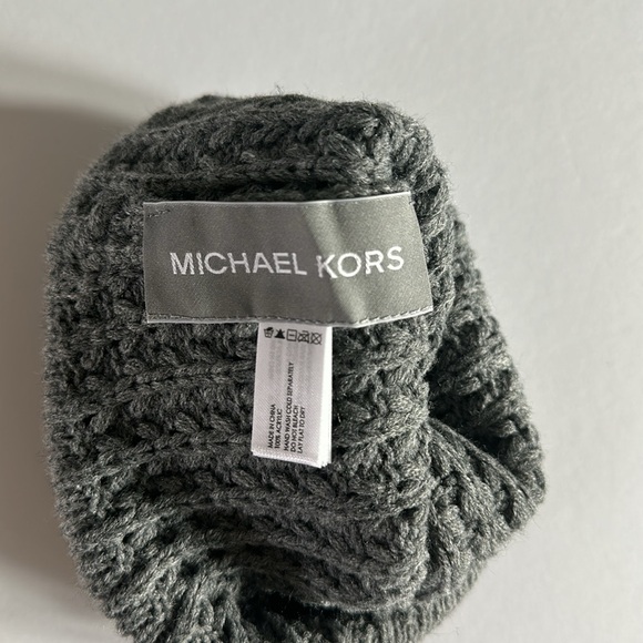 Michael Kors Knit Beanie Hat - Grey - One Size New - Picture 4 of 4